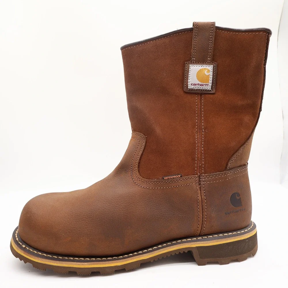 Carhartt Modern Work Boots Mens 12 M Brown Leather Safety Composite Toe NWT